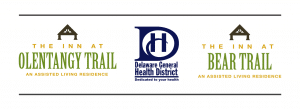 Logos of the Delaware General Health District, the Inn at Bear Trail and the Inn at Olentangy Trail, for a press release