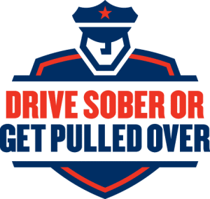 Logo of the Drive Sober or Get Pulled Over campaign